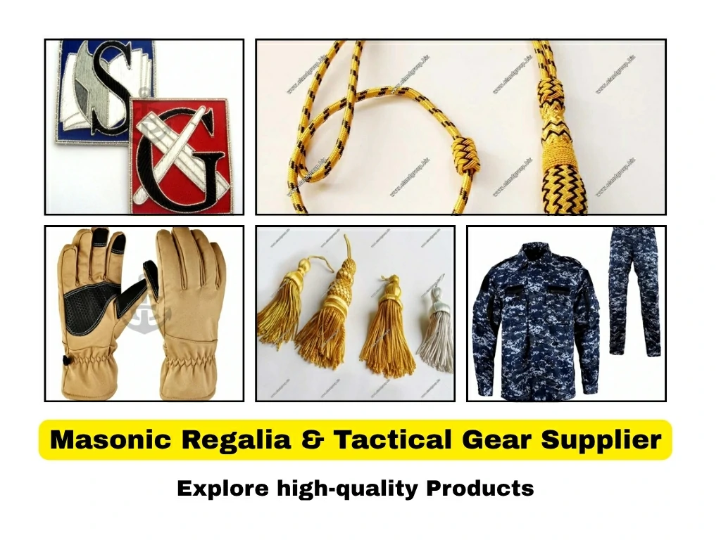 Masonic Regalia and Tactical Gear Products