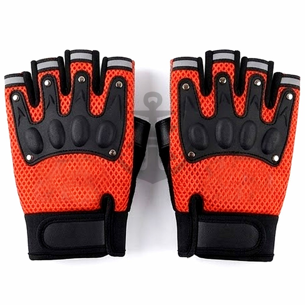 Gloves Fingerless Men Breathable Mesh Sports