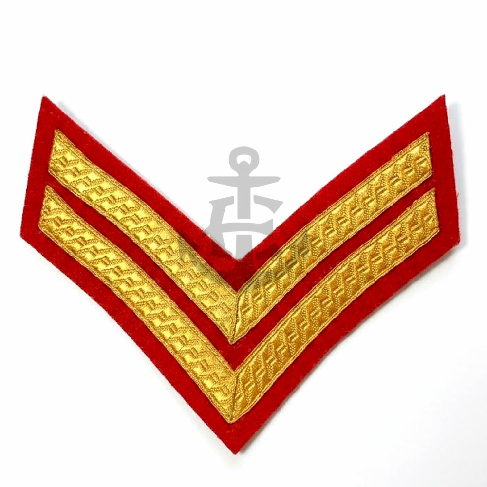 Chevron 2 Bar British Military Arm Rank