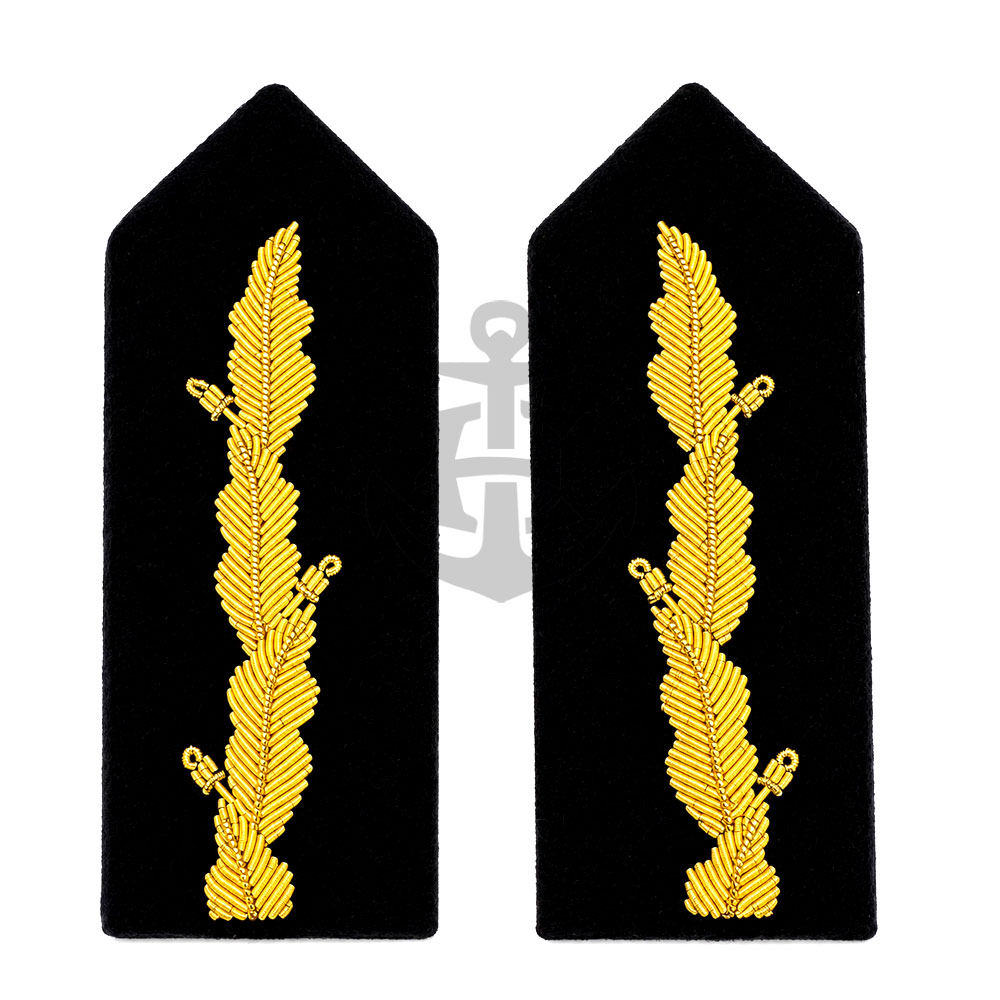 British Army General Collar Gorget Patches Bullion